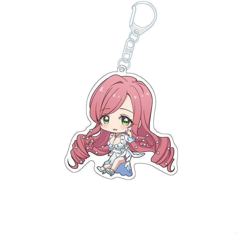 Anime Store The 100 Girlfriends Who Really Love You Hahari Shizuka Rentaro Aijo AcrylicKeychain Pendant Fans Gifts About 6cm