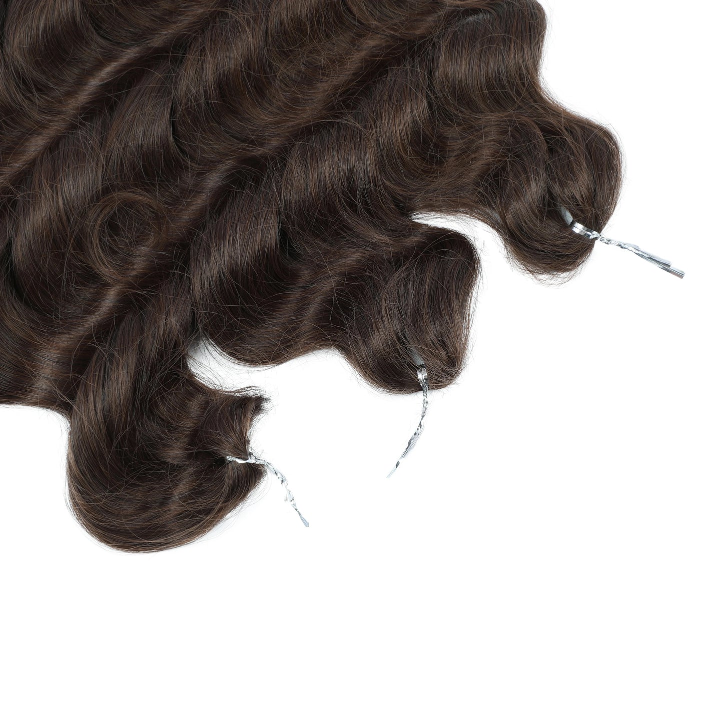 26 Inch Loose Deep Wave Crochet Hair 300g - Highlight Piano Brown Extensions