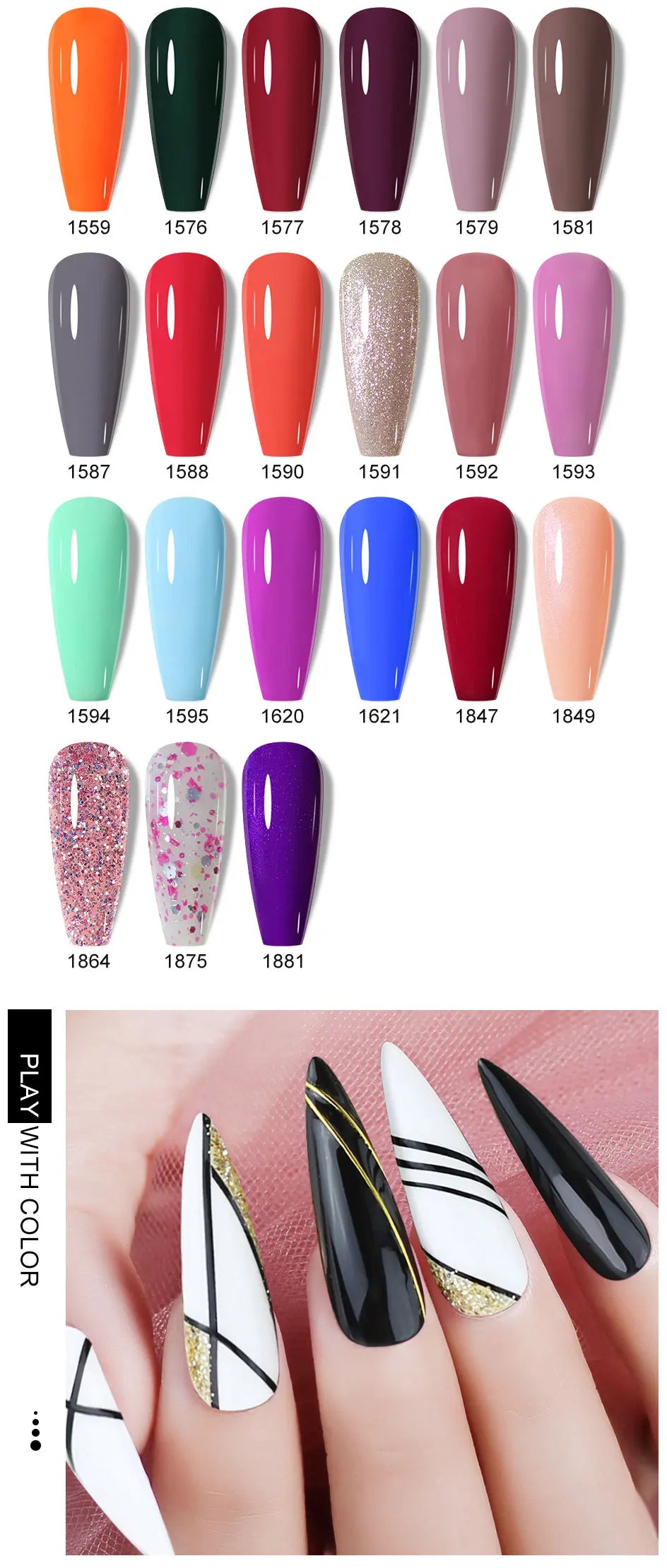 NAILCO 15ml Gel Polish Nail Art Vernis Semi Permanent UV Gel Polish For Manicure Design Hybrid Varnish Summer Nails Products