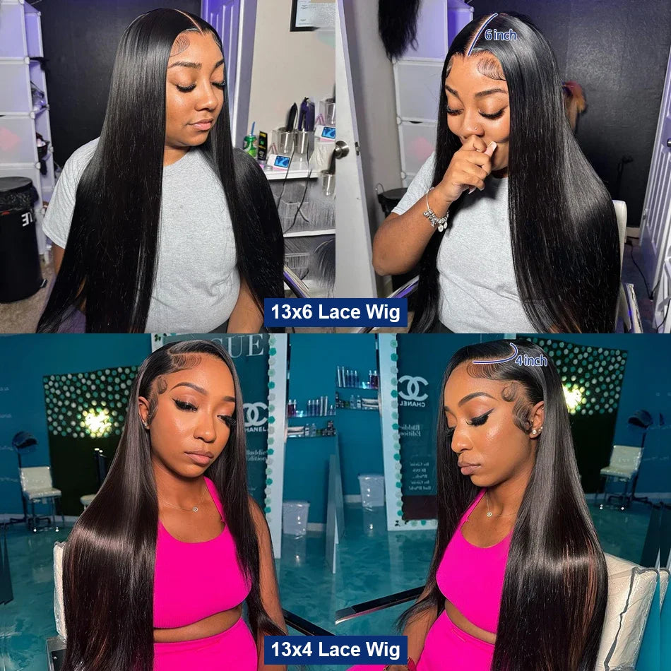 Human Hair Wigs Pre Plucked With Baby Hair 13x4 13x6 Hd Lace Frontal Wig Straight Lace Front Human Hair Wigs For Women