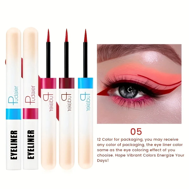 Matte Liquid Eyeliner, Matte Finish, Silky Smooth and Quick-Drying, Long-Lasting, Waterproof and Smudge-Proof,Eye Makeup