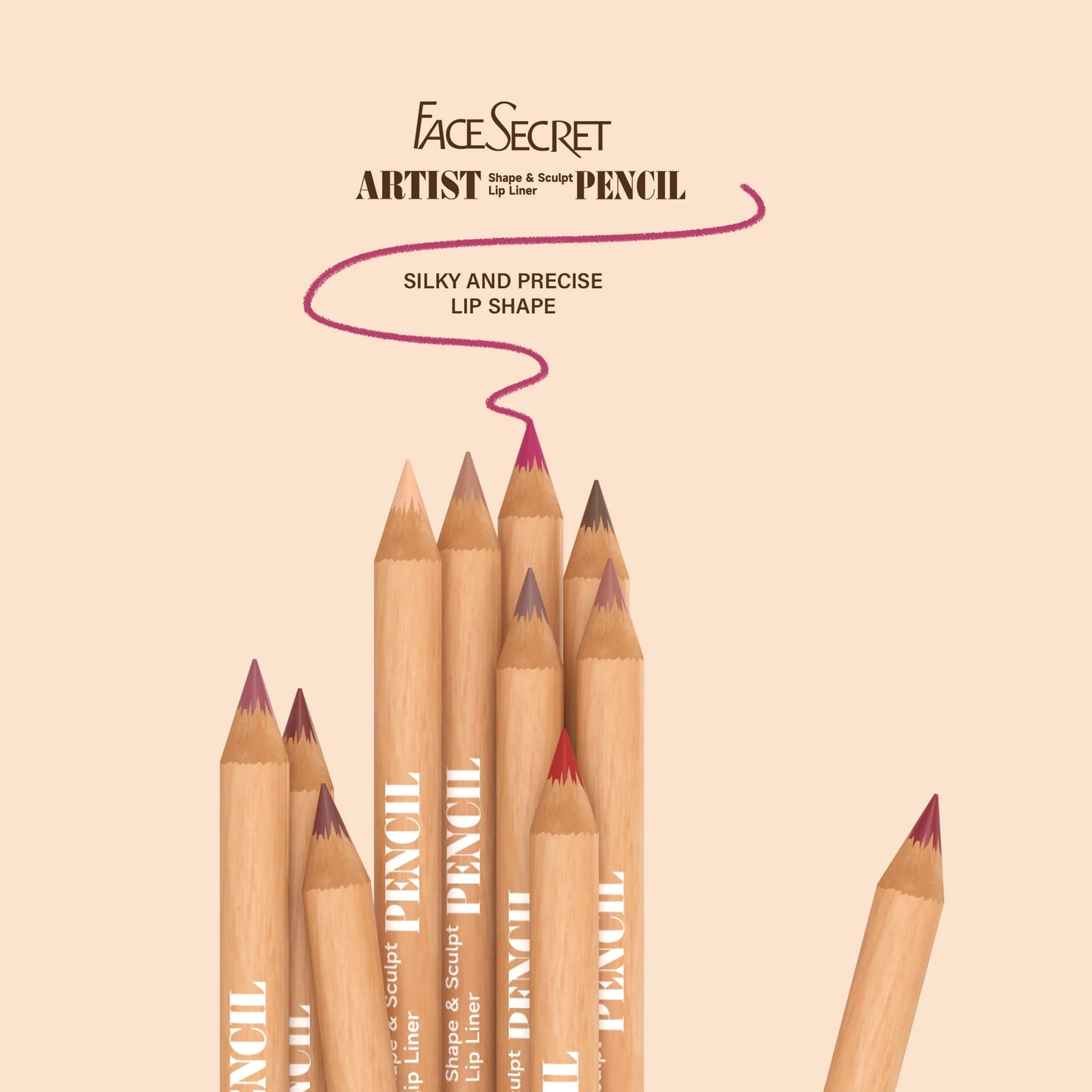 Thanks Giving Day Gift:6Pcs Lipliner Set,Nude/Pink/ Coffee Tones,Waterproof, Longlasting,Silk,Easy To Color,Women Makeup Combo,