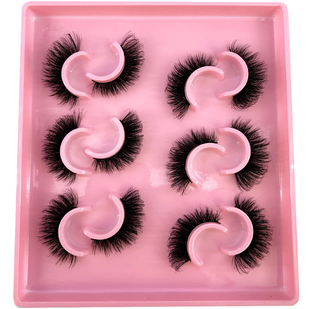 Cat Eye Lashes Realistic Messy Mink Eyelashes Natural long Full Strip Lashes Winged End Eye Elongated Fake Lashes Soft Eyelashes