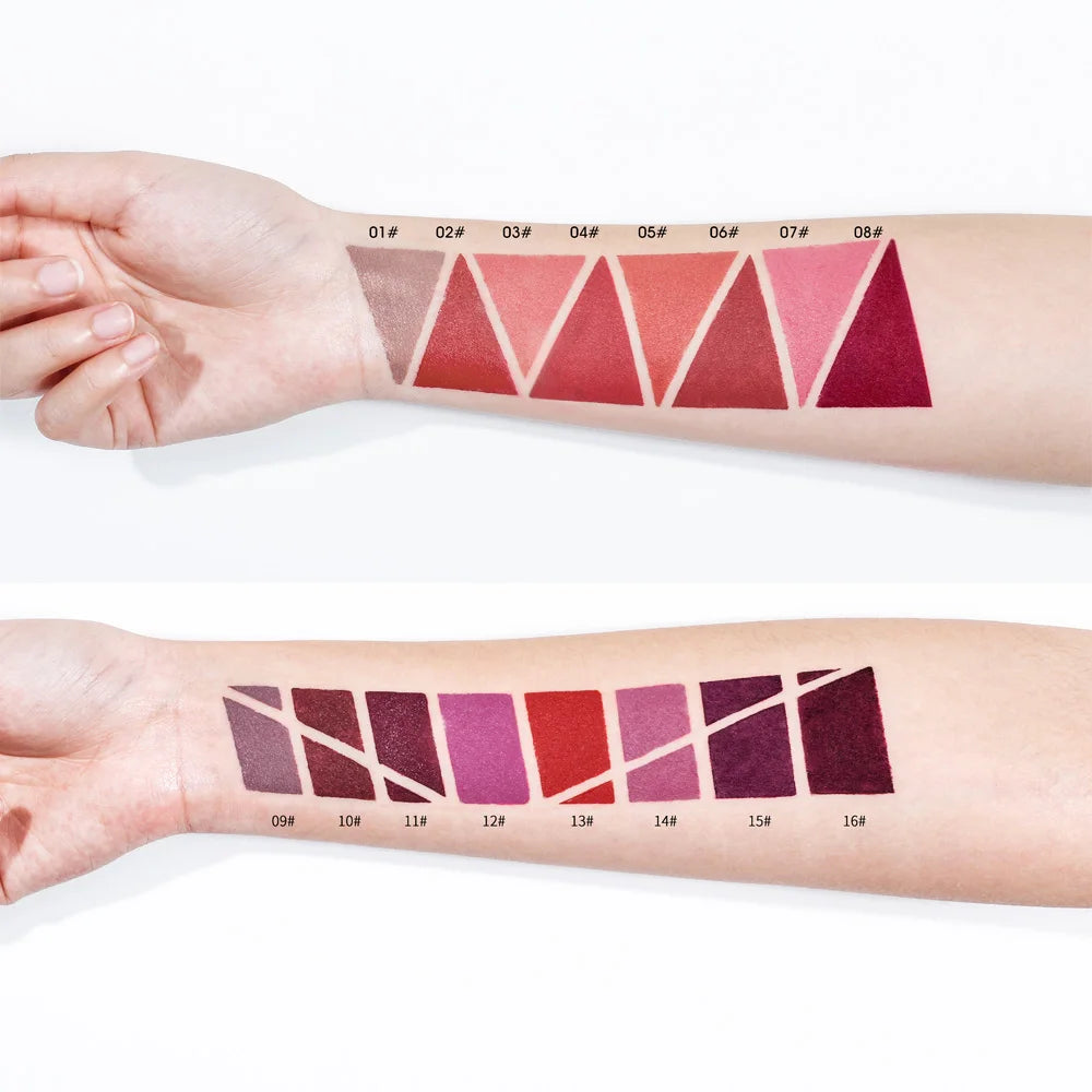 Pudaier Makeup 2 in 1 Matte Lipstick & Lip Liner Nude Lip Stick Pencil Make up Cosmetics Lip Balm Matt Cream Lipbalm Lipliner