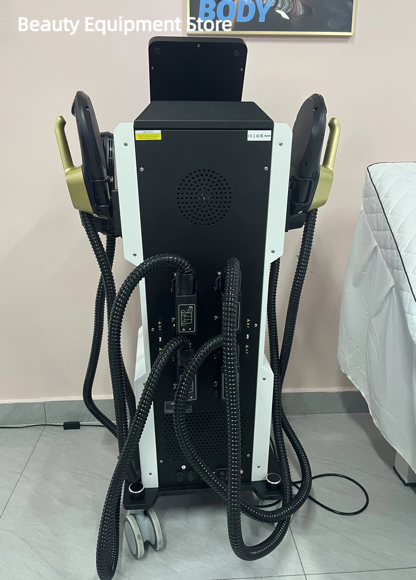 EMS Weight Loss Stimulating Muscle Slimming Fat Removal Muscle Fitness Sculpting MYOslim Machine 4 Handles Beauty Salon