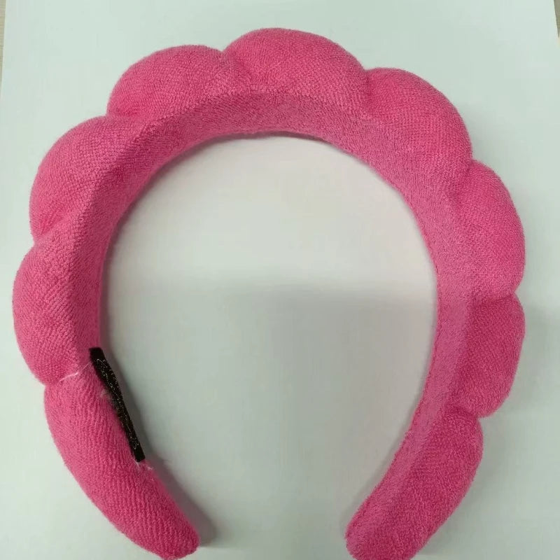 3 Piece Luxury Fiber Spa Headband and Wristband Set - Soft and Comfortable - Face Wash, Makeup Women's Hair Accessories Set