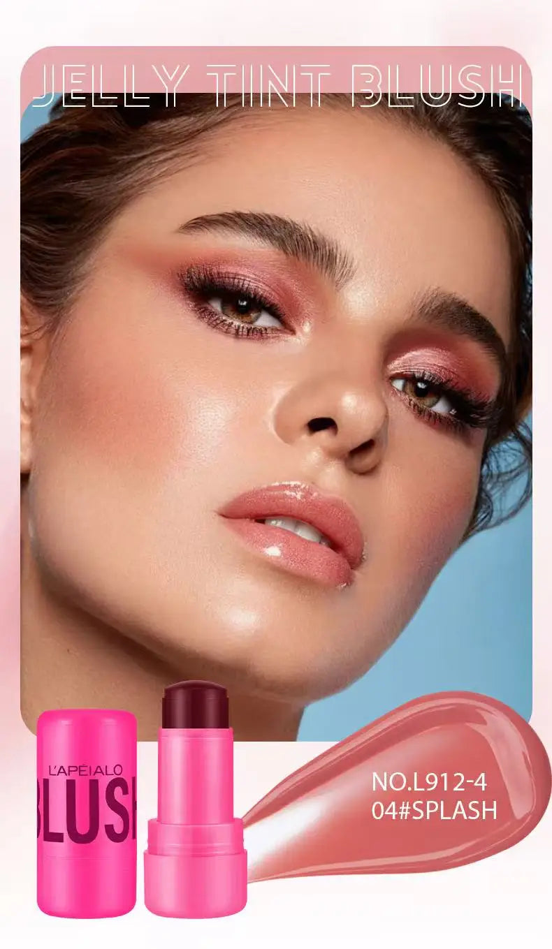 FORMBO multi-color jelly blush stick for face and lips dual-use lipstick to brighten the complexion