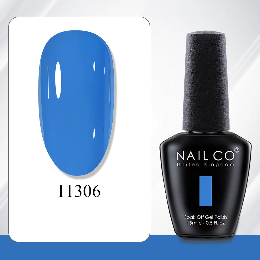 NAILCO 15ml Gel Polish Hema TPO Free Nail Art Semi Permanent UV Varnish Gel Manicure Top Coat Hybrid Gel Glue Nails Supply Ongle