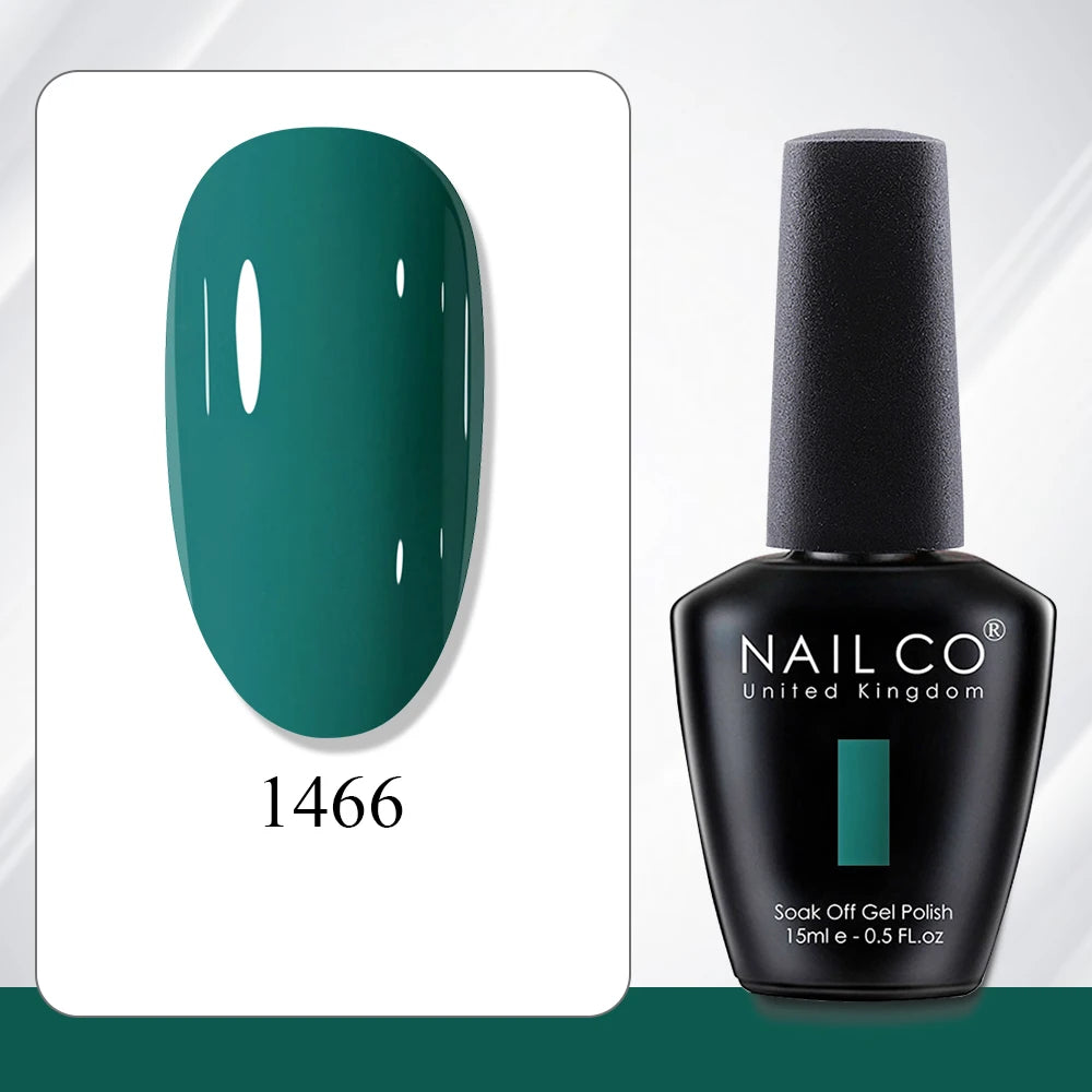 NAILCO 15ml Gel Polish Hema TPO Free Nail Art Semi Permanent UV Varnish Gel Manicure Top Coat Hybrid Gel Glue Nails Supply Ongle