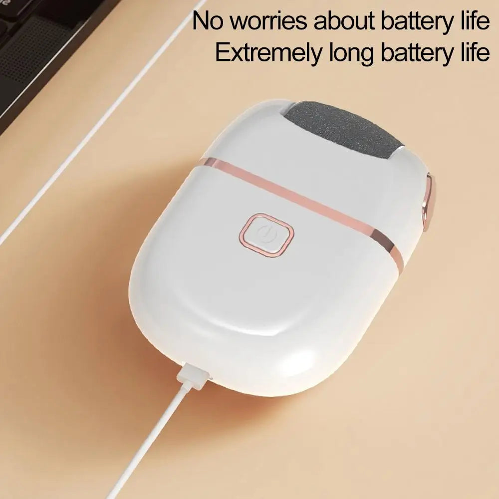 Electric Foot Grinder Rechargeable Dead Skin Remover Dry Foot Care Feet Foot Cracked Electric Scrubber Dead File Calluses R A6U2