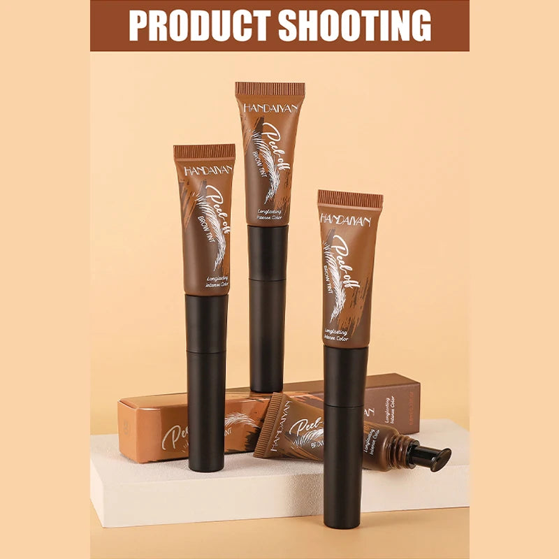 Eyebrow Dye 5-color Peel-off Waterproof  Long-lasting Dye Natural And Easy To Color Beginner-friendly Quick-drying Eyebrow Dye