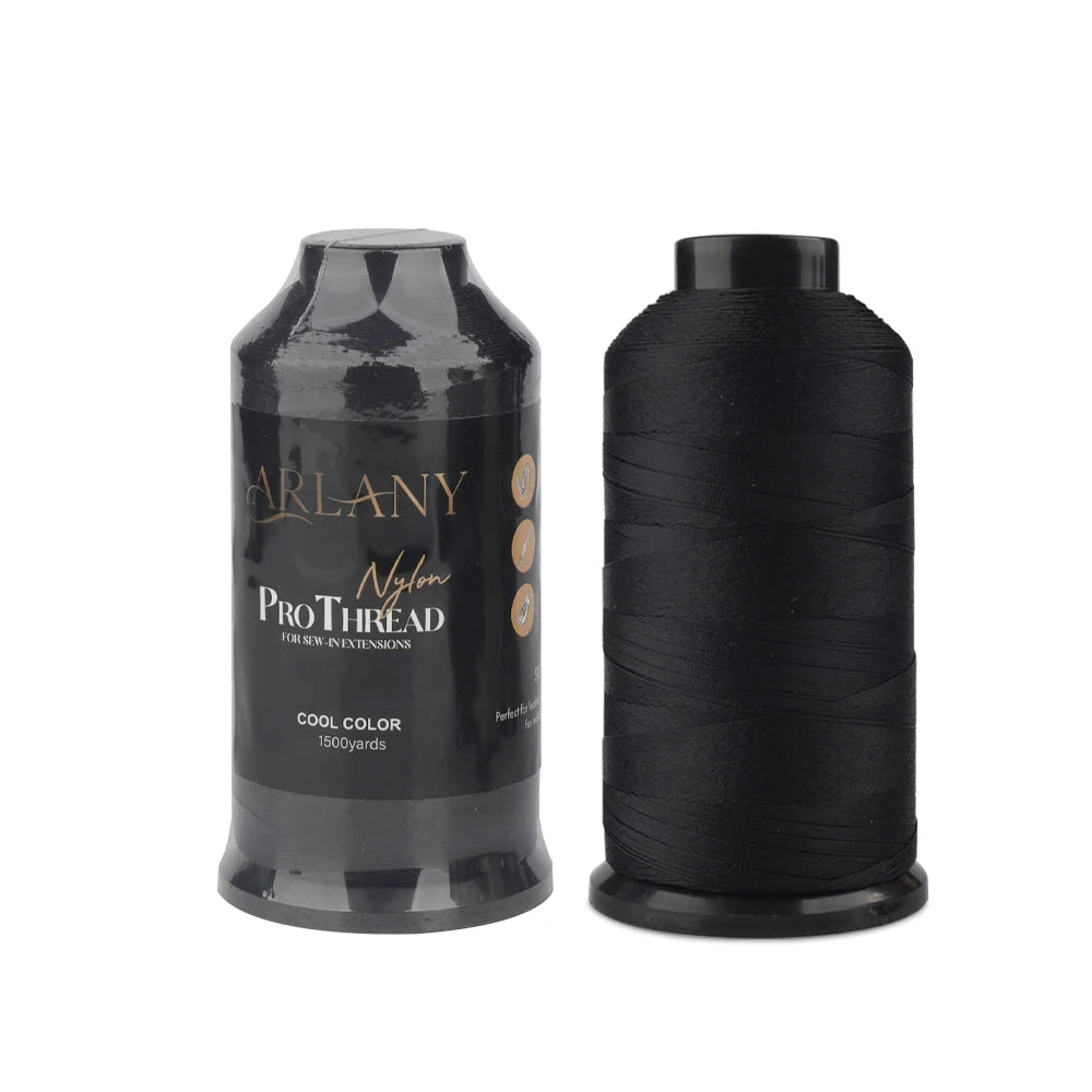 ARLANY Weft Hair Extension Sewing Thread 1500 Yards - Nylon Bonded Thread