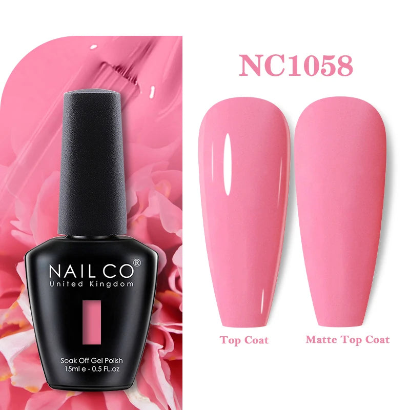 NAILCO 15ml Gel Polish Nail Art Vernis Semi Permanent UV Gel Polish For Manicure Design Hybrid Varnish Summer Nails Products