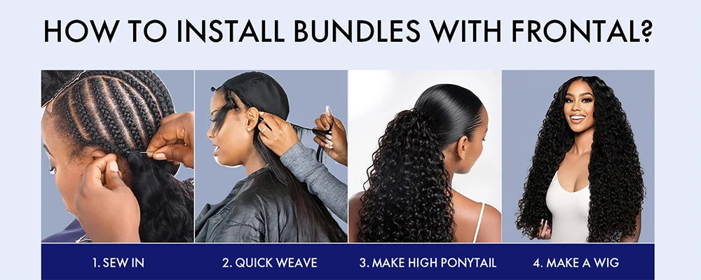 Burmese Curly Bundles Human Hair 18-26 Inch Deep Wave Raw Hair Bundles 100% Unprocessed Double Weft Hair Extensions Weave Water