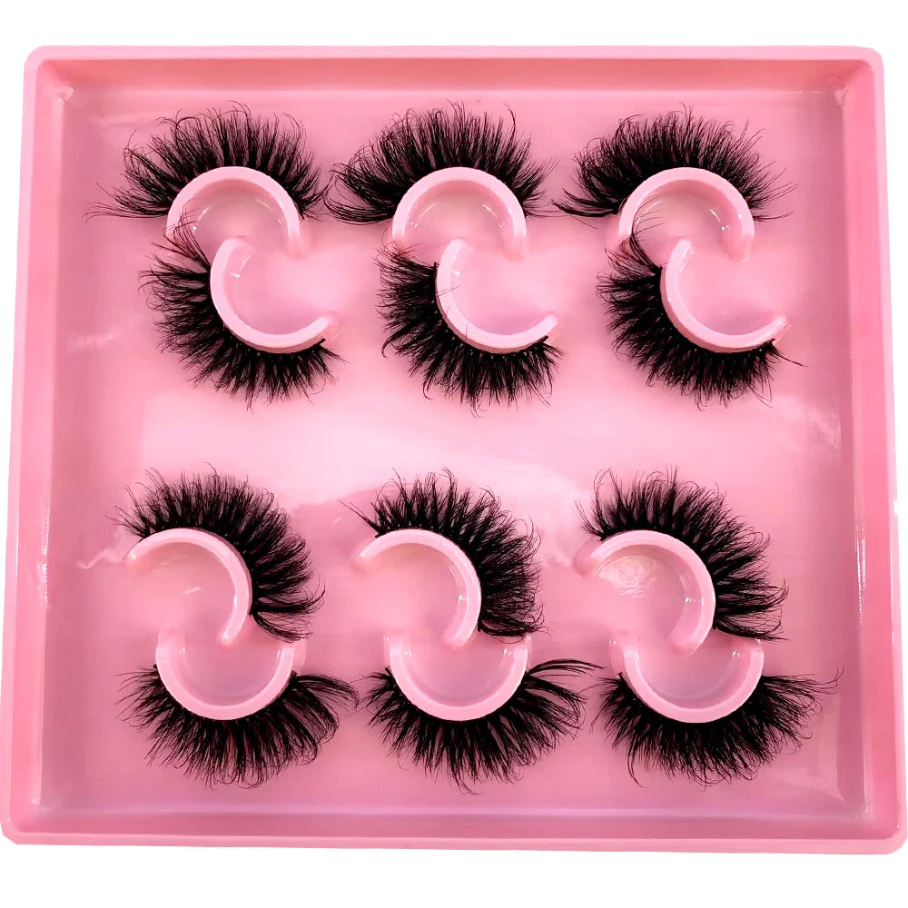Cat Eye Lashes Realistic Messy Mink Eyelashes Natural long Full Strip Lashes Winged End Eye Elongated Fake Lashes Soft Eyelashes
