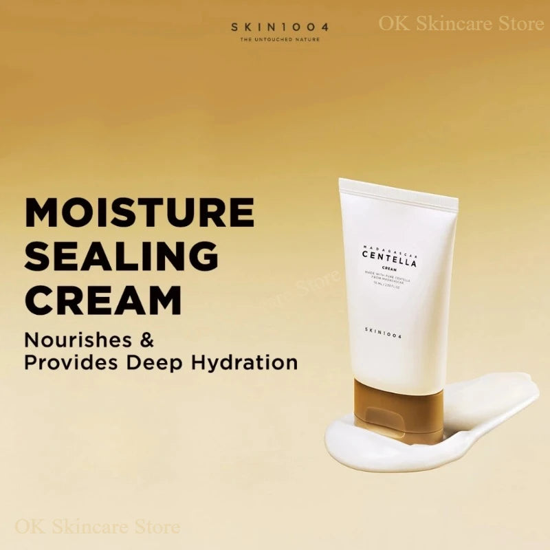Korean Skincare Sets Centella Ampoule Foam Moisturizing Makeup Remover Cleaning Oil and Facial Cream Beauty Products 3pcs Sets