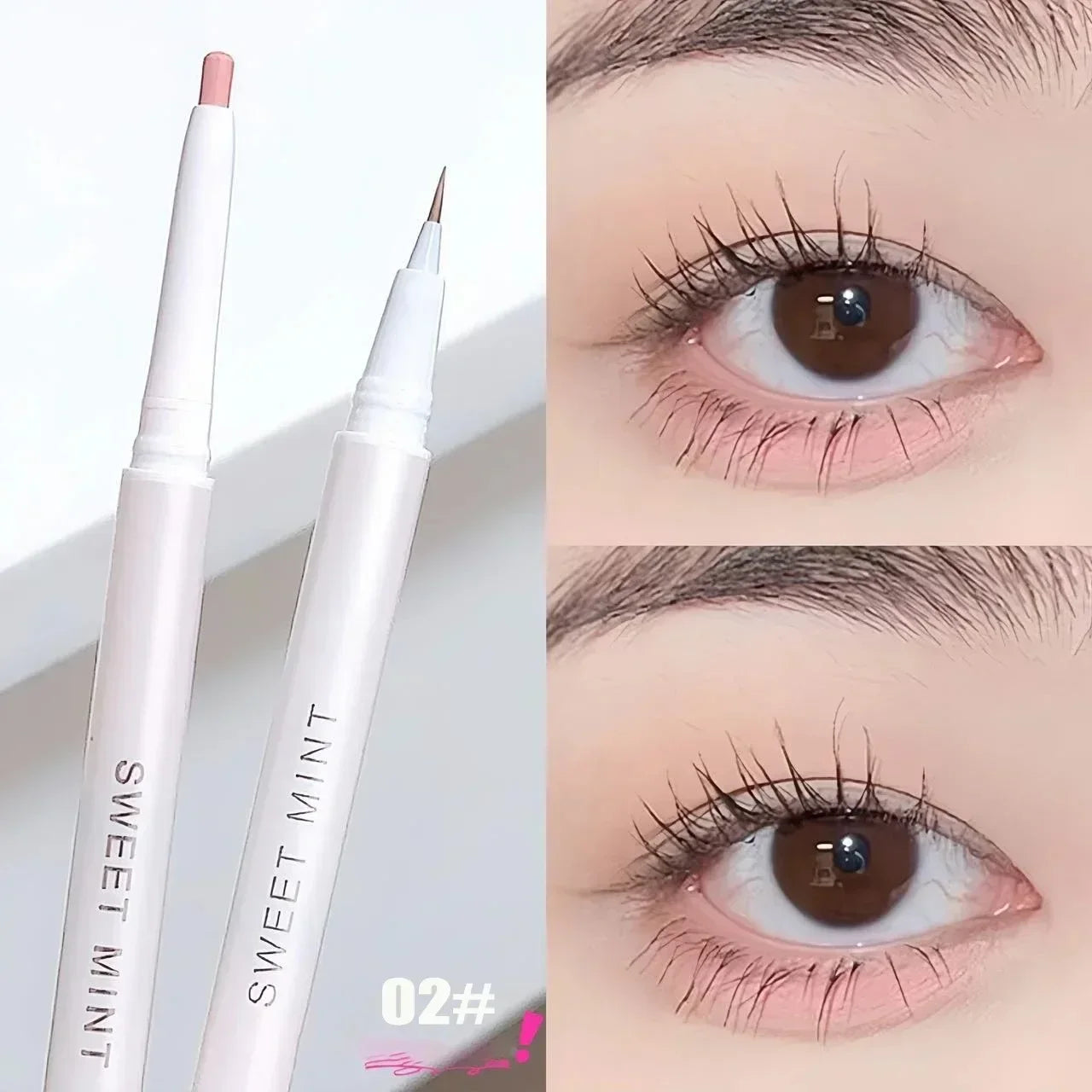 Matte Brightening Lying Silkworm Shadow Pen Double-end Ultra-fine Quick Dry Highlighter Pen Eye Makeup Lasting Beauty Eye Makeup