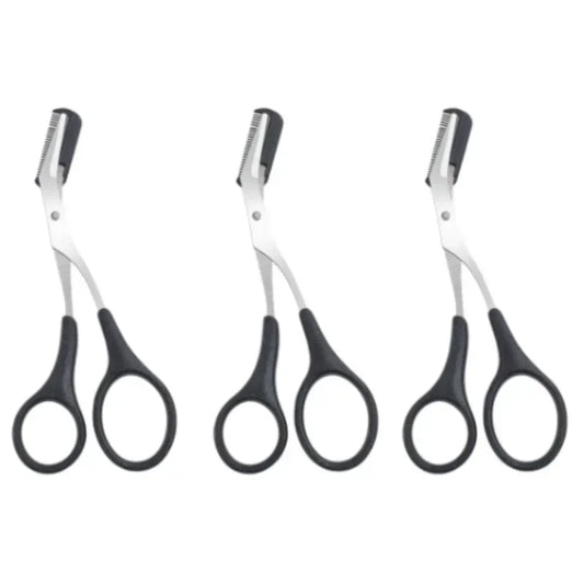 Eyebrow Trimmer Scissor Beauty Products for Women Eyebrow Scissors  with Comb Stainless Steel Makeup Tools Beauty Scissors
