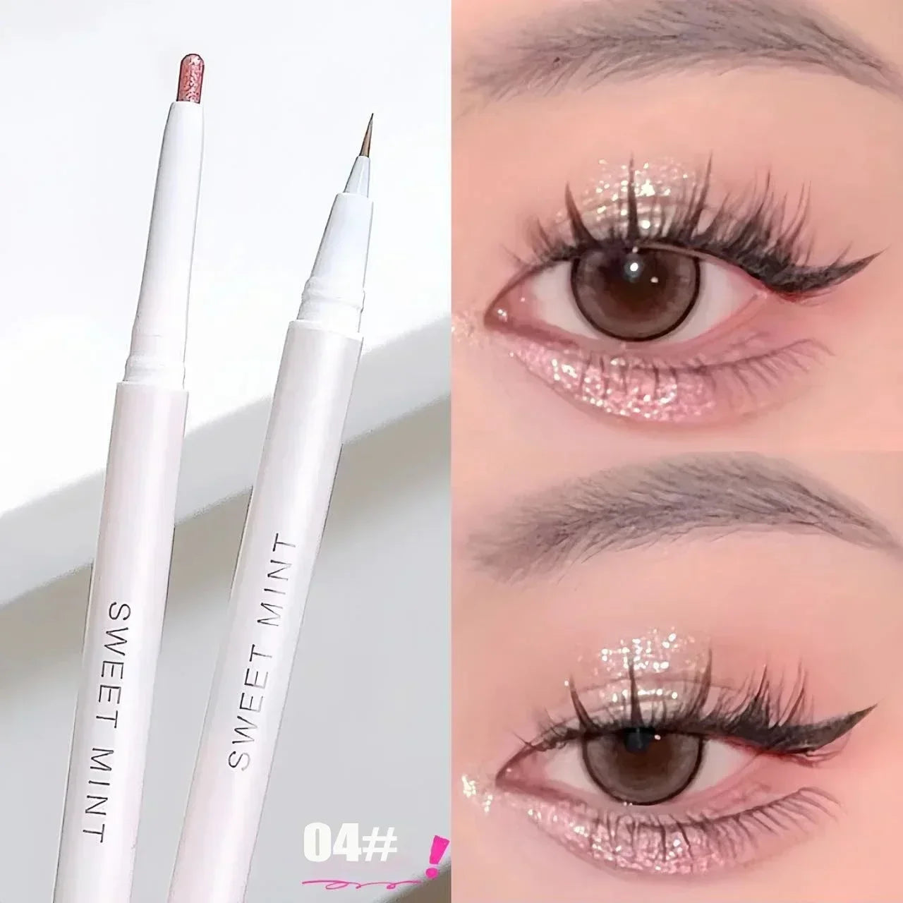 Matte Brightening Lying Silkworm Shadow Pen Double-end Ultra-fine Quick Dry Highlighter Pen Eye Makeup Lasting Beauty Eye Makeup
