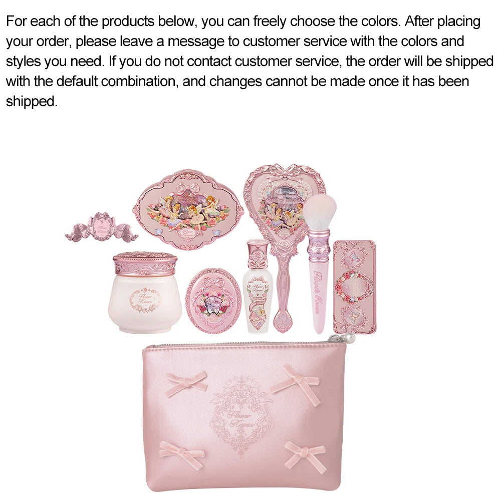 Flower Knows Full Face Makeup Palette Set - Blush Lip Lacquer Eyebrow - Long Lasting Waterproof Professional Beauty Products