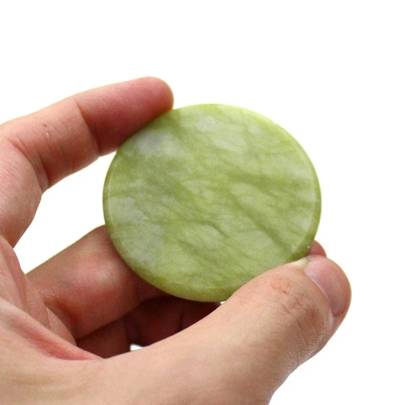 5/10 Pcs Round Jade Stone Eyelash Extension Glue Adhesive Pallet Pad Stand Holder Lash Lifting Supplies women Beauty Makeup Tool