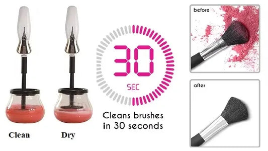 Beauty USB Charging Electric Cosmetic Brush Rotator Cleaner