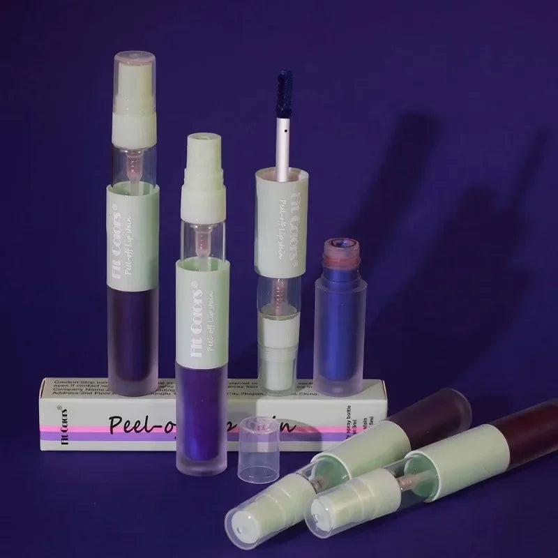 Peel Off Liquid Lipstick Lip Liner Tearing Lip Stain Waterproof Lasting Non-stick Lip Cup Dye Contour Beauty Cosmetics Makeup