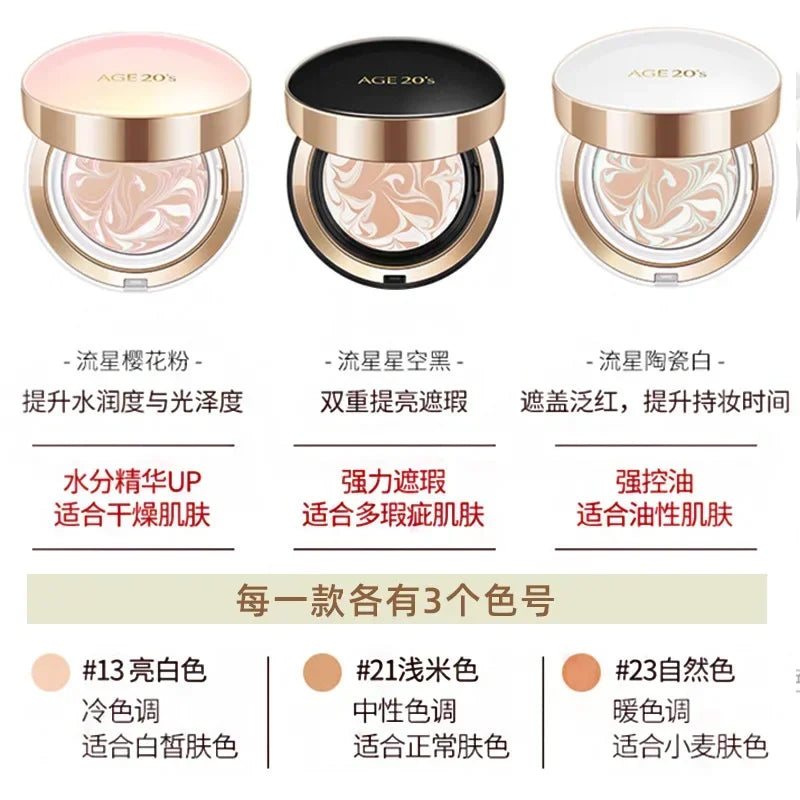 Air Cushion Age20s Moisturizer Light Transparent Concealer BB Cream Foundation Rare Beauty Female Makeup Original Korea Products
