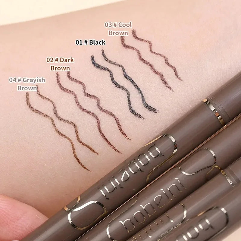Matte Black Brown Liquid Eyeliner Ultra-thin Waterproof Quick Dry Eyeliner Pen Anti-sweat Lasting Eyeliner Beauty Eyes Make Up