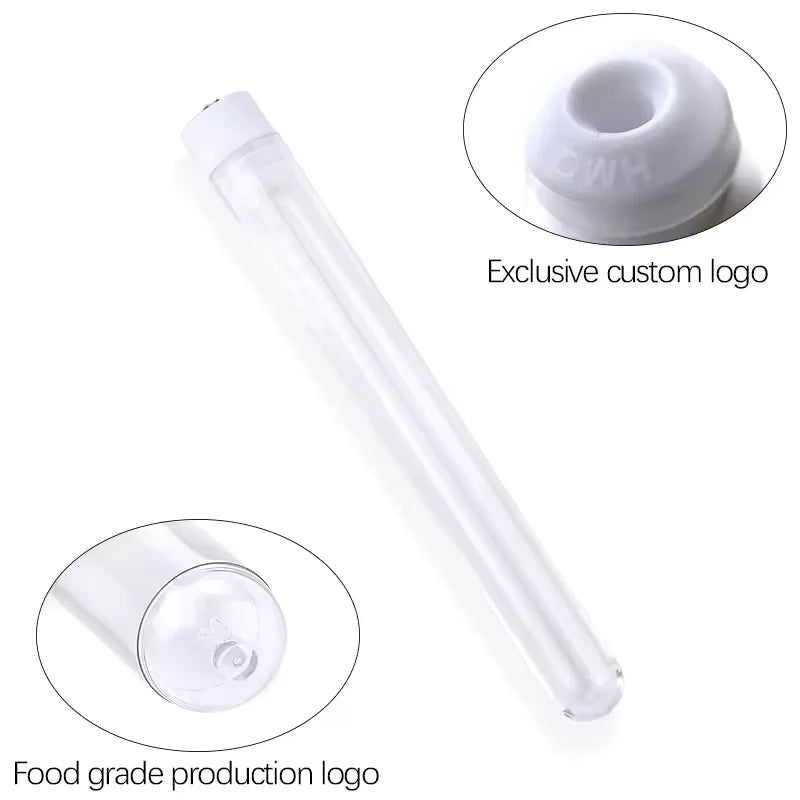 Eyelash Brush Tube With Eyebrow Brushes Reusable Mascara Wands Replaceable Makeup Applicators Dust-proof Lash Extension Supplies