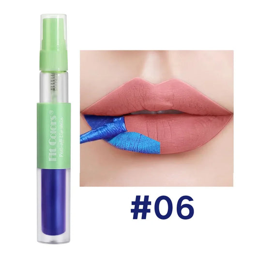 Peel Off Liquid Lipstick Lip Liner Tearing Lip Stain Waterproof Lasting Non-stick Lip Cup Dye Contour Beauty Cosmetics Makeup