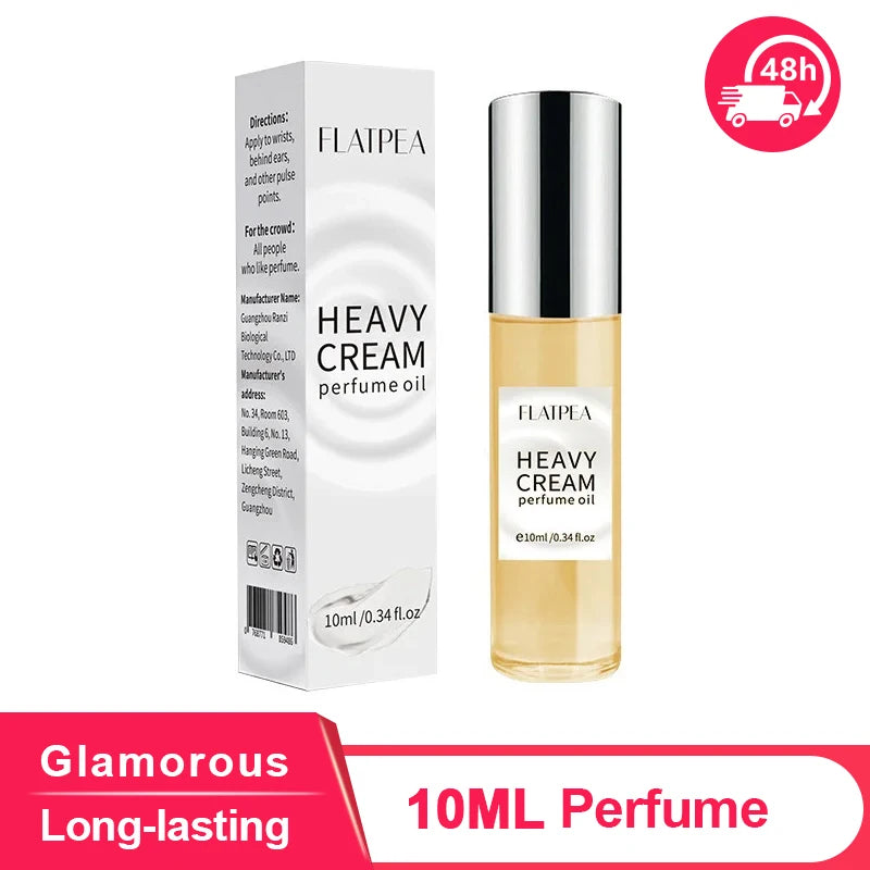 10ML Cream Vanilla Roller Perfume Long-lasting Fragrance Dating Convenient Packaging Women's Perfume FreshCharming Light Perfume