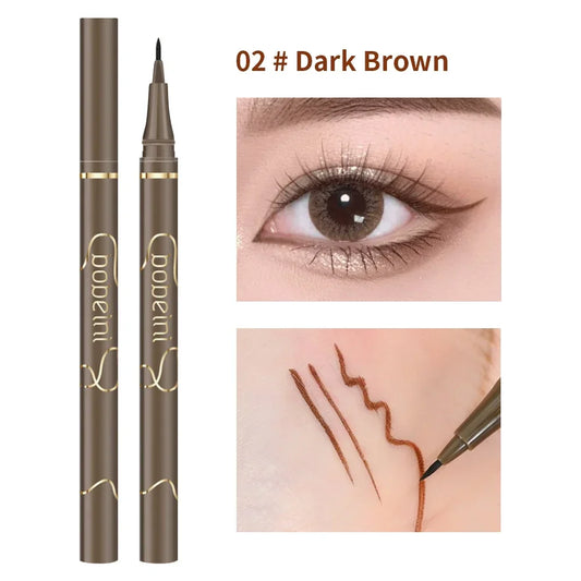 Ultra-thin Liquid Eyeliner Pen Sweatproof Quick Dry Eyeliner Pencil Beauty Eyes Make Up Waterproof Anti-sweat  Lasting Eyeliner