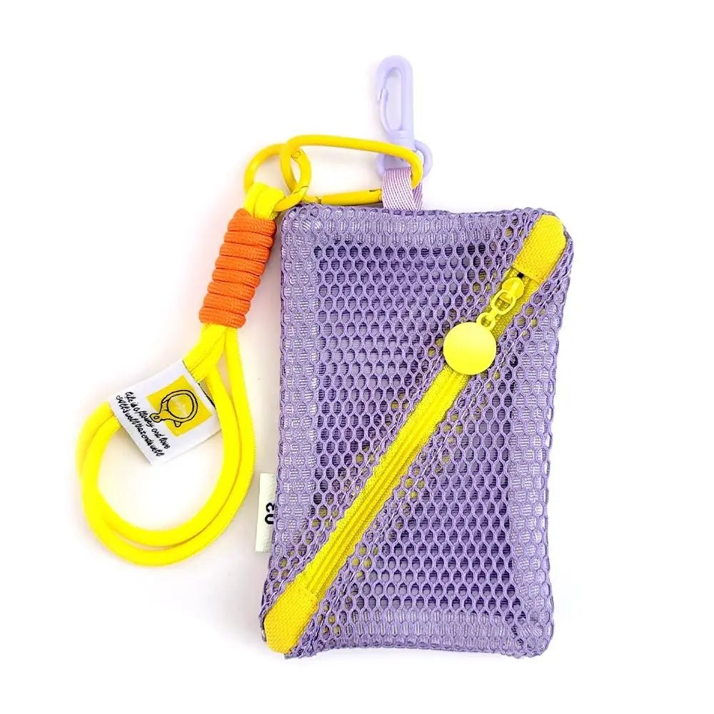 Durable Dopamine Color Storage Bag Candy Color Large Capacity Mesh Cosmetic Bag Toiletry Travel Storage Pouch