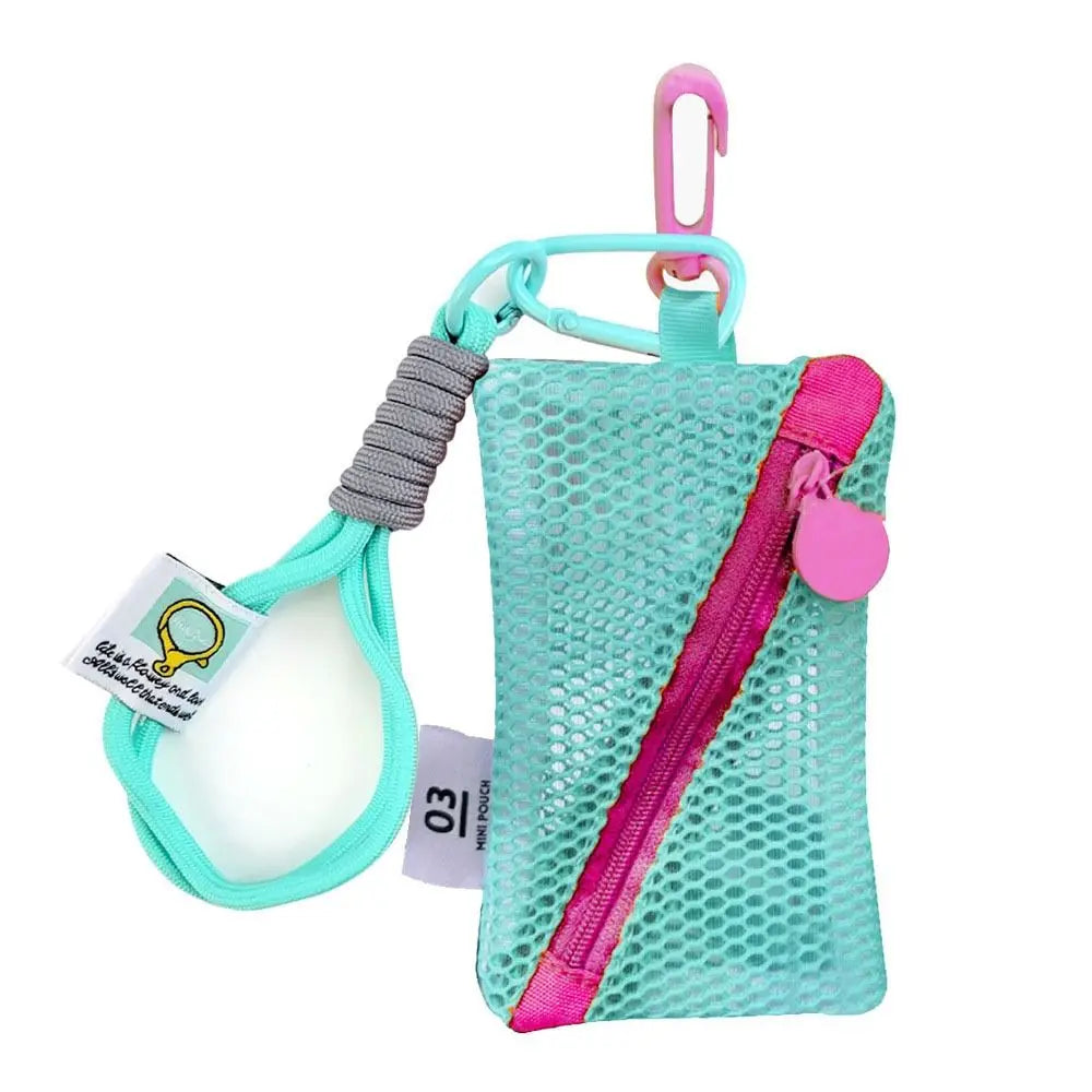 Durable Dopamine Color Storage Bag Candy Color Large Capacity Mesh Cosmetic Bag Toiletry Travel Storage Pouch