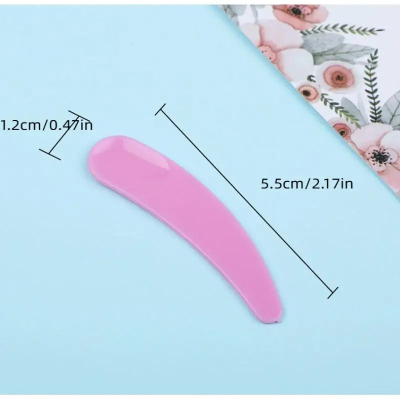 100 Pcs Beauty Makeup Sticks Mud Mixing Disposable Tools Facial Mask Stick Cosmetic Spatula Crescent Spoon DIY Face Mask Spoon