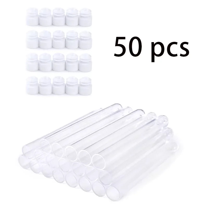 Eyelash Brush Tube With Eyebrow Brushes Reusable Mascara Wands Replaceable Makeup Applicators Dust-proof Lash Extension Supplies