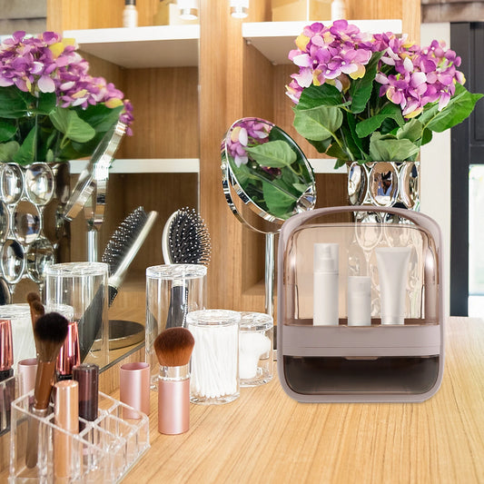 Large Capacity Storage Box Beauty ganizer Skincare Products Makeup Brush Holder Vanity Table Accessories