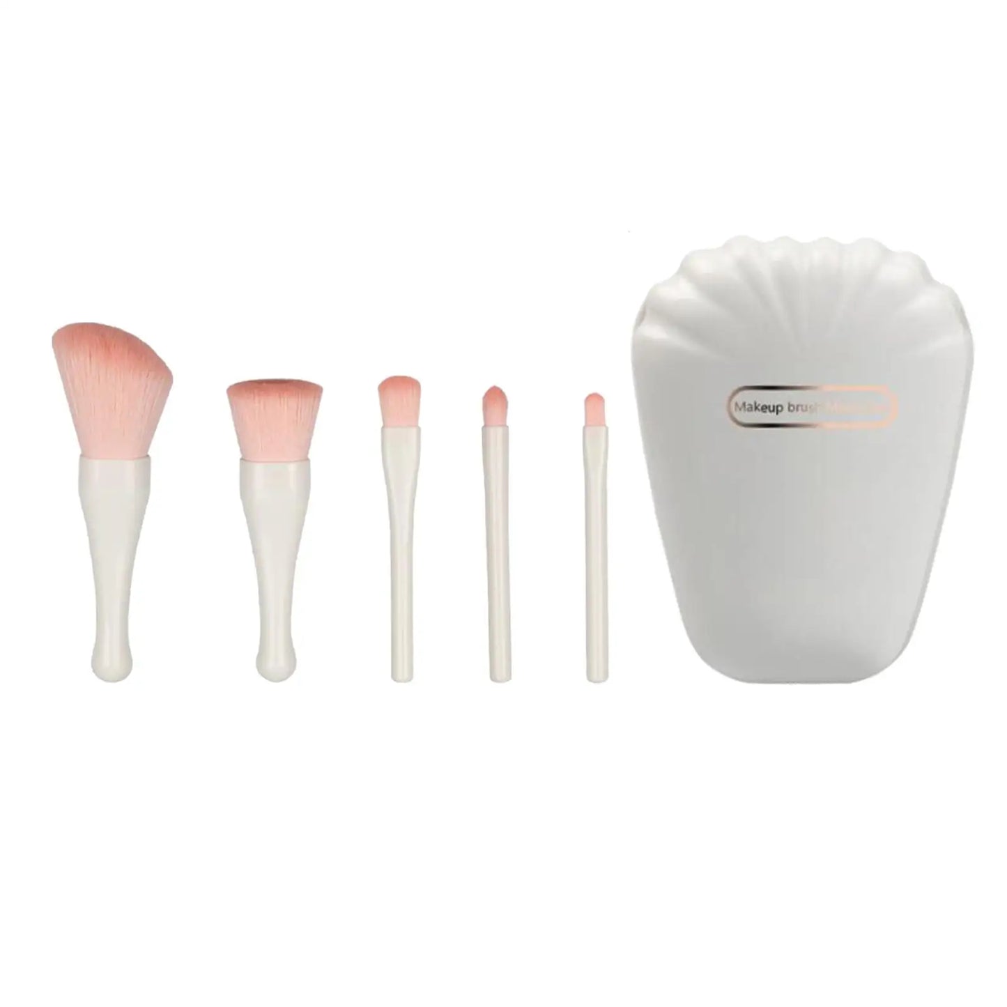 5 Set Makeup Brush Set Beauty Products Mini Portable with Storage Box Brush Kit