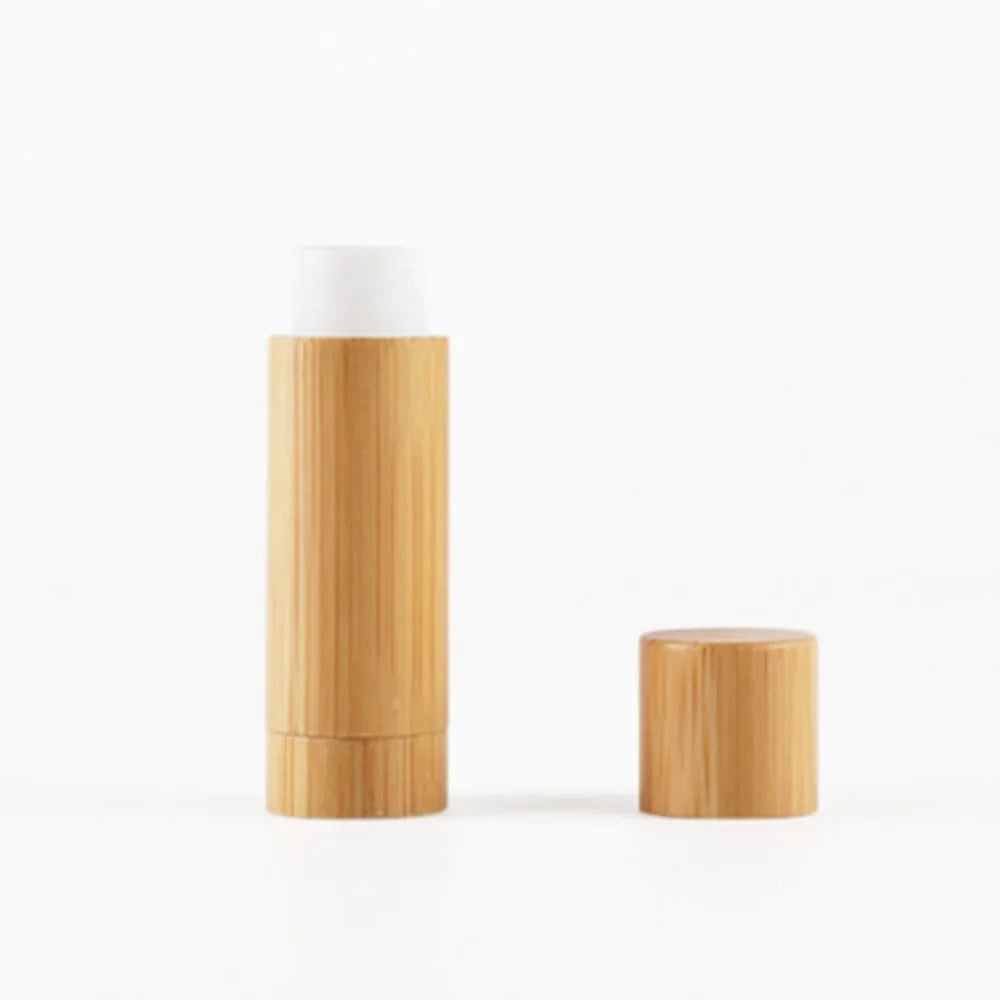 화장품 5g Bamboo Empty Lip Gross Container Lipstick Tube DIY Container Tubes Natural Bamboo Makeup Products Beauty Lip Tint