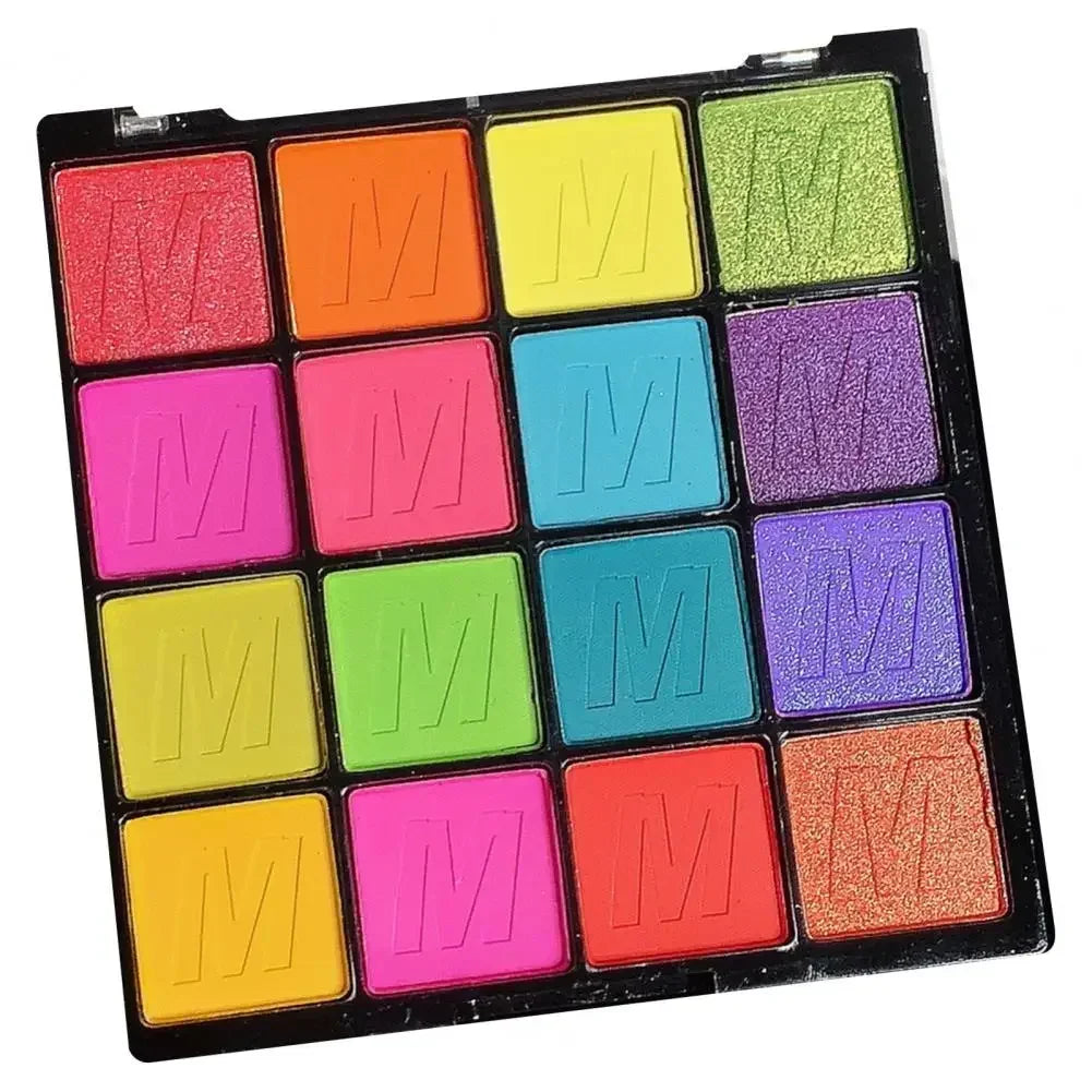 Pearlescent Eyeshadow Palette Matte Shimmer Eye Shadow Delicate Easy To Clear Lasting 16 Colors Women Beauty Eye Makeup Cosmetic